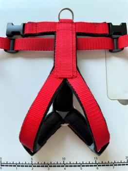 Preview: Welpengeschirr - rot/schwarz